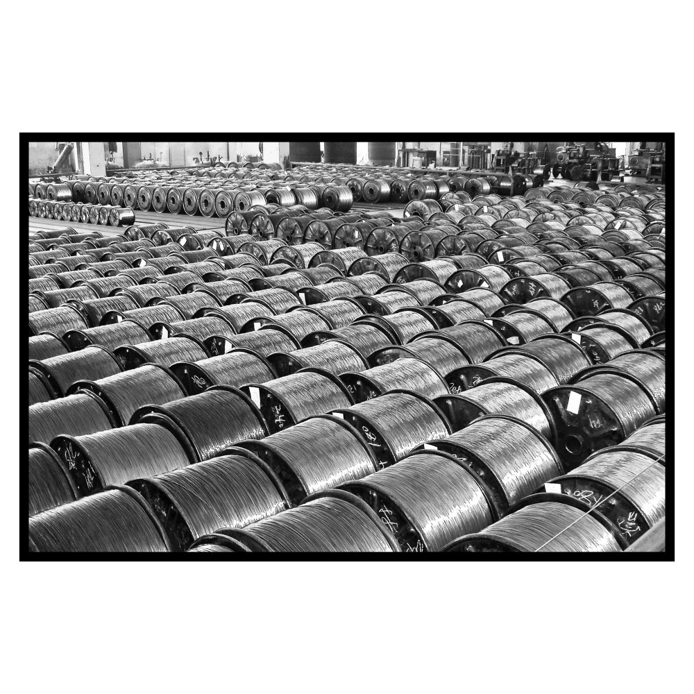 Copper reels. Wuxi, China.